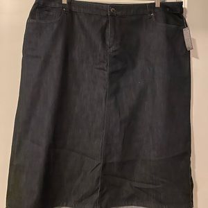 Brand new denim jean skirt
